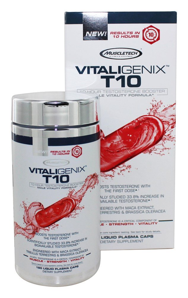 MuscleTech Vitaligenix T10 - 180 Cpsulas Lquidas