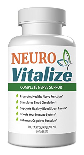 NeuroVitalize: Neuropathy and Nerve Pain Support Formula. Relief From Numbness, Burning, Tingling, and Pain from Peripheral Neuropathy (Only 2 Tablets