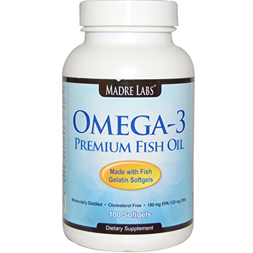 Natures Way, Neem, Leaves, 100 Capsules,Madre Labs, Omega-3 Premium Fish Oil, 100 Fish Gelatin Softgels