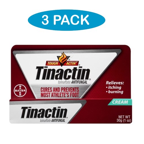 Tinactin Creme antifngico para p de atleta, 1,0 OZ - 3 unidades