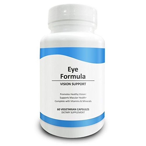 Pure Science Supplements Pure Eye Eye Formula - Lutena e Zeaxantina aprimorada com Vitamina e Mistura Proprietrias da Bilberry - Suplementos Perfeitos para Suporte Ocular - 60 Vege