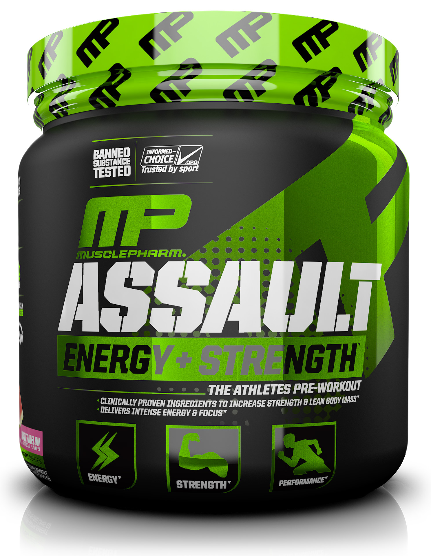 Muscle Pharm P pr-treino MusclePharm Assault, melancia, 30 pores