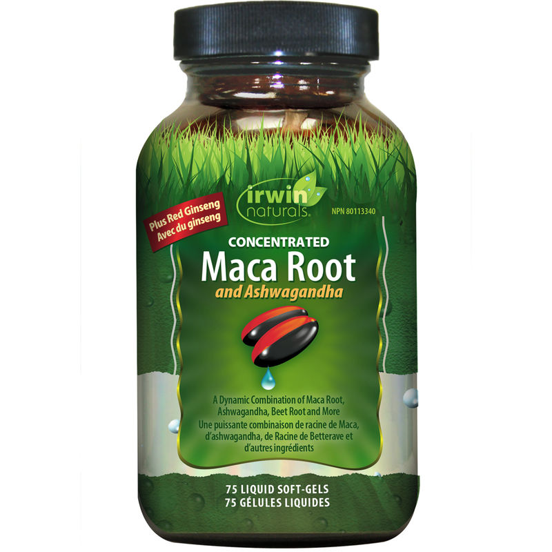 Irwin Concentrated Maca Root and Ashwagandha 75.0 Count