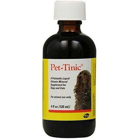 Pfizer Animal Pet-Tinic Vitamin-Mineral Supplement for Dogs and Cats  4-Ounce
