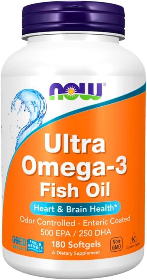 NOW Foods Ultra Omega-3 500 EPA/250 DHA - 180 Comprimidos