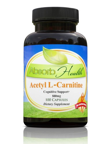 Absorb Health Acetil L-Carnitina 500mg - 100 Cpsulas