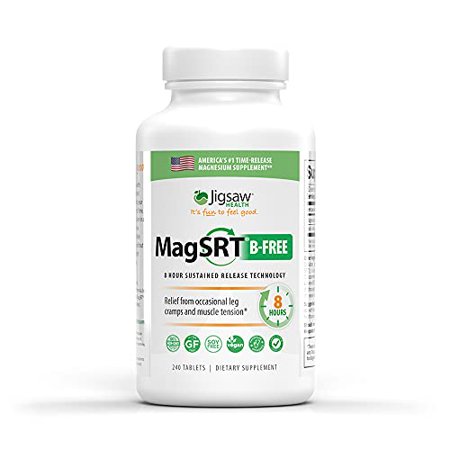 Jigsaw Health MagSRT (B-Free) - Slow Release Magnesium Supplement  240 Tablets