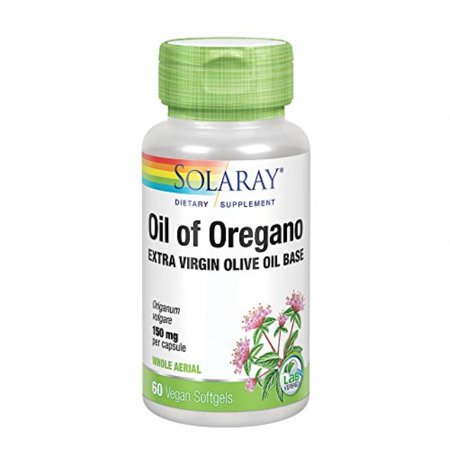 Solaray Oil of Oregano Supplement, 150 Mg, 60 Count