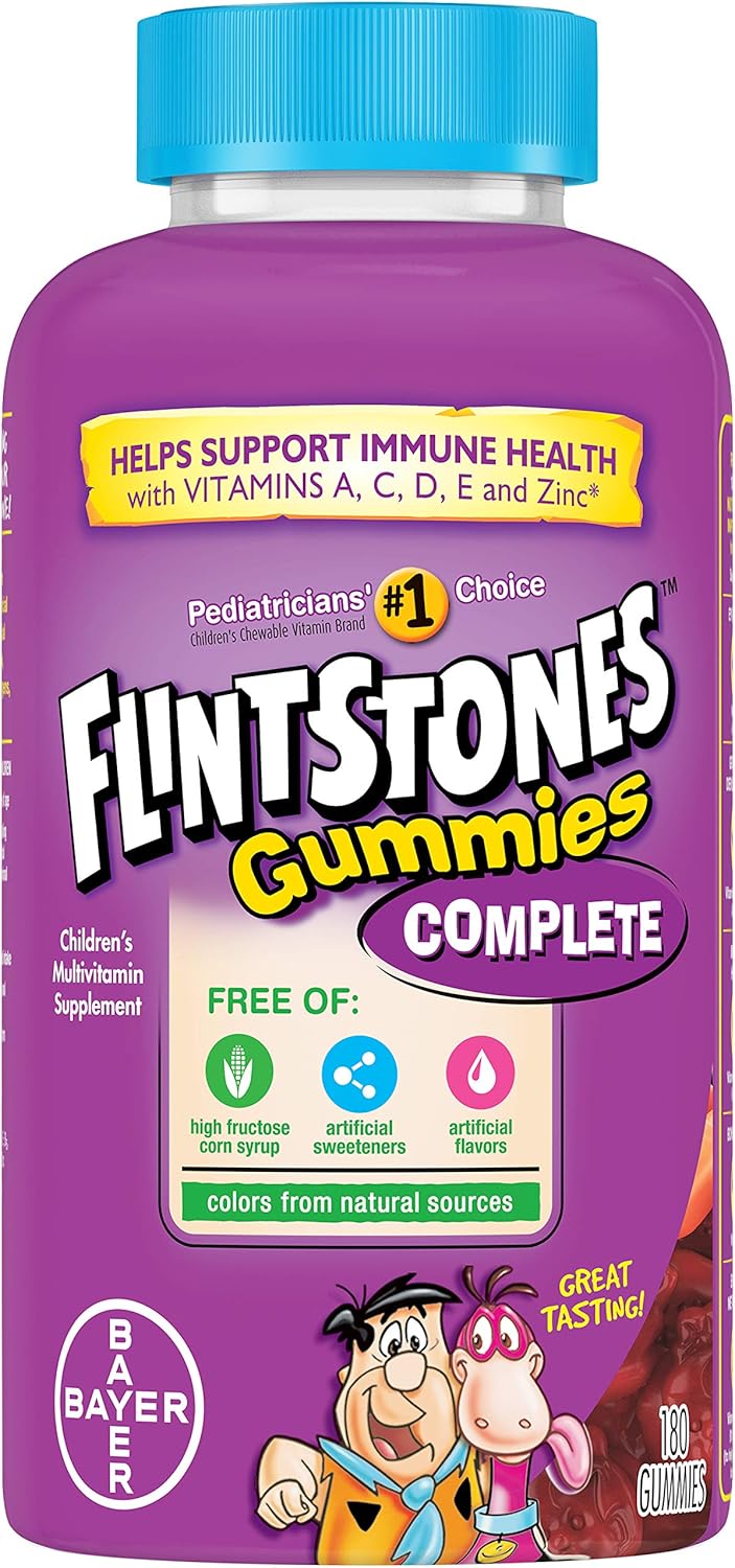 Flintstones Gomas Completo Multivitamnico Infantil - 180 Gomas