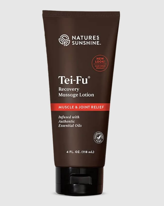 Natures Sunshine Tei Fu Massage Lotion For Structural System Support (4 Oz. Tube) By Natures Sunshine