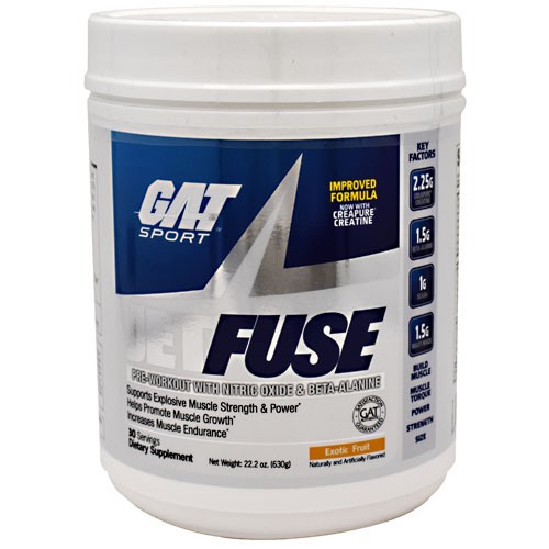 GAT Sport JetFUSE Exotic Fruit 30 Pores - Durante o Treino