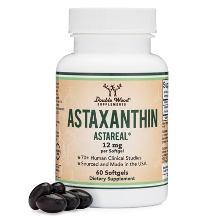  Astaxantina 12mg Fora Mxima (AstaReal: Astaxantina Natural Patenteada com 70 Ensaios Clnicos em Humanos - Marca Mais Estudada do Mundo) Cultivada Colhida a