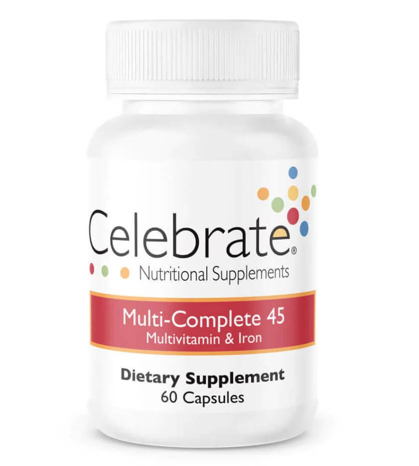 Celebrate Multi-Complete 45 com Ferro - 60 Cpsulas 