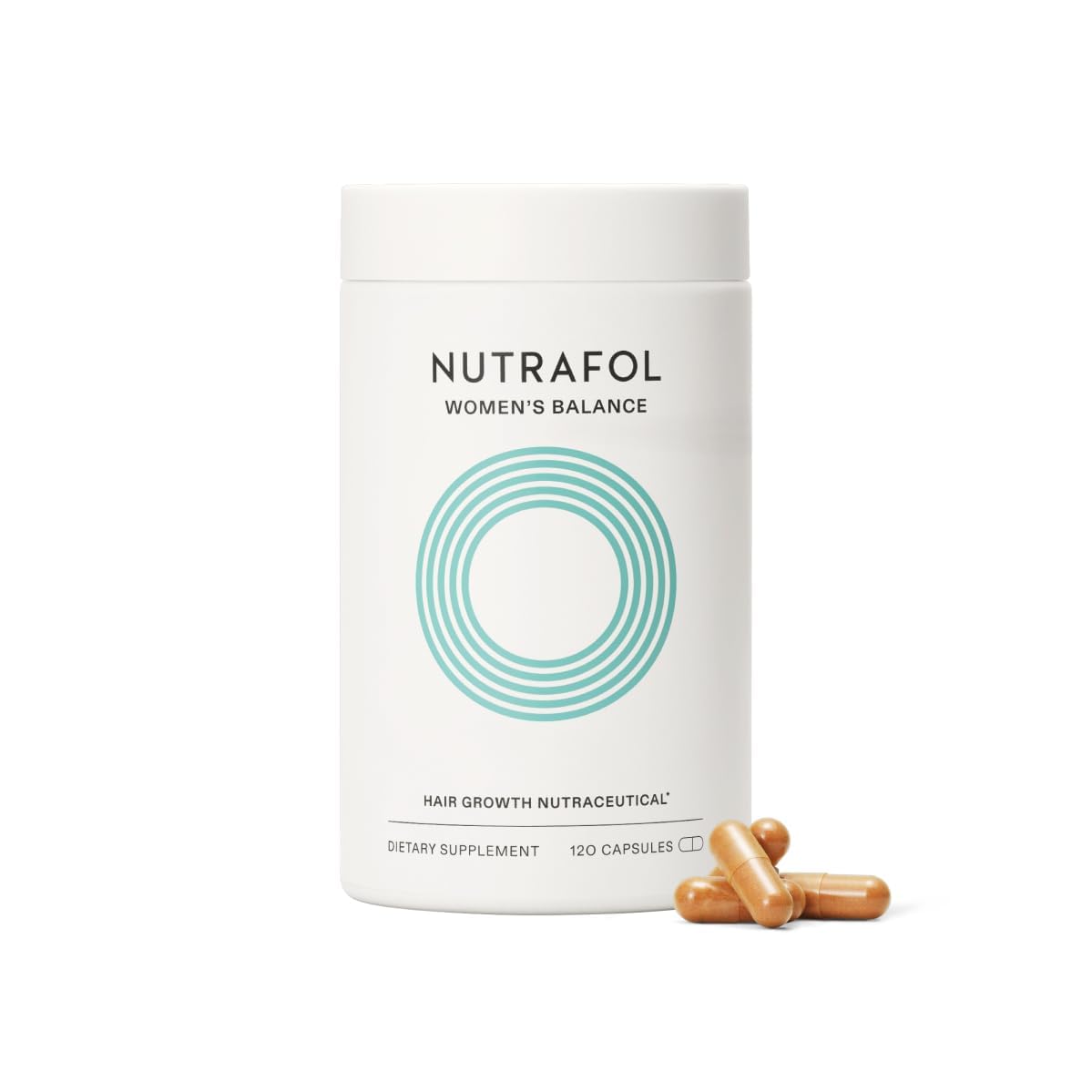 Nutrafol Womans Balance para Queda de Cabelo, 120 Cpsulas