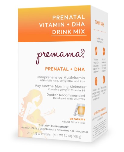 Premama Essentials DHA Vitamina Pr-Natal em P Mistura para Bebida - 28 Unidades | CVS