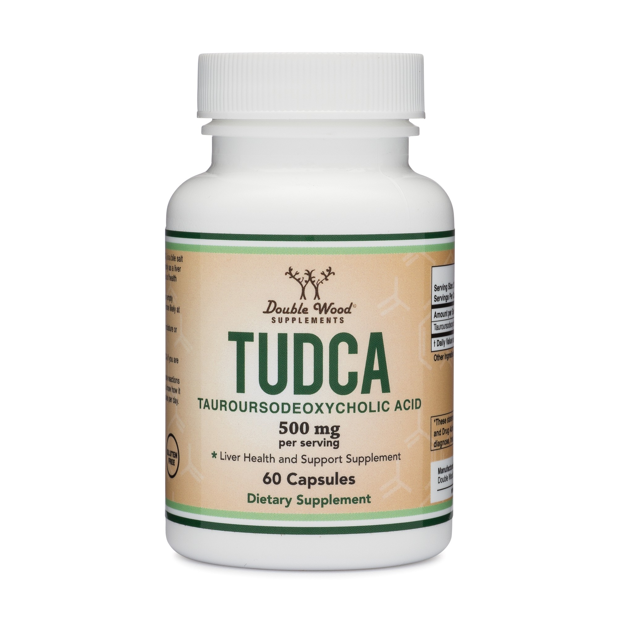 Double Wood Supplements Tudca 500 Mg - 60 Capsules