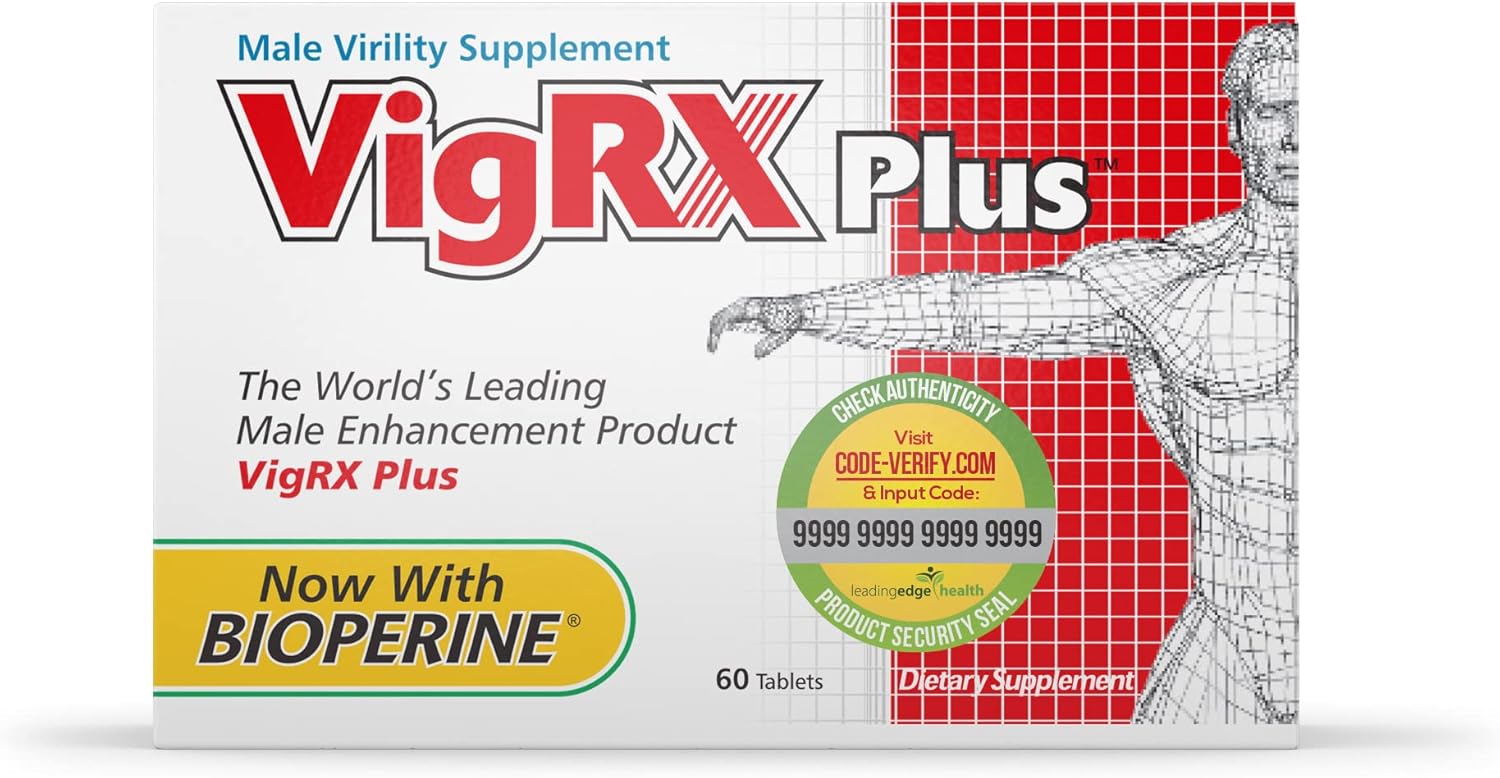 Leading Edge Health VigRX for Men Suplemento Oral de Ervas 60 Cpsulas Pack 1