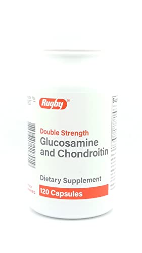 Rugby Laboratories Glucosamine and Chondroitin Double Strength Dietary Supplement Potency Guaranteed Helps Support Maintain Structure of Joints 120 Ca