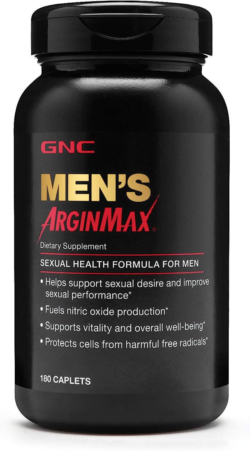 GNC Sade sexual masculina ArginMax Cpsulas, 180 unidades