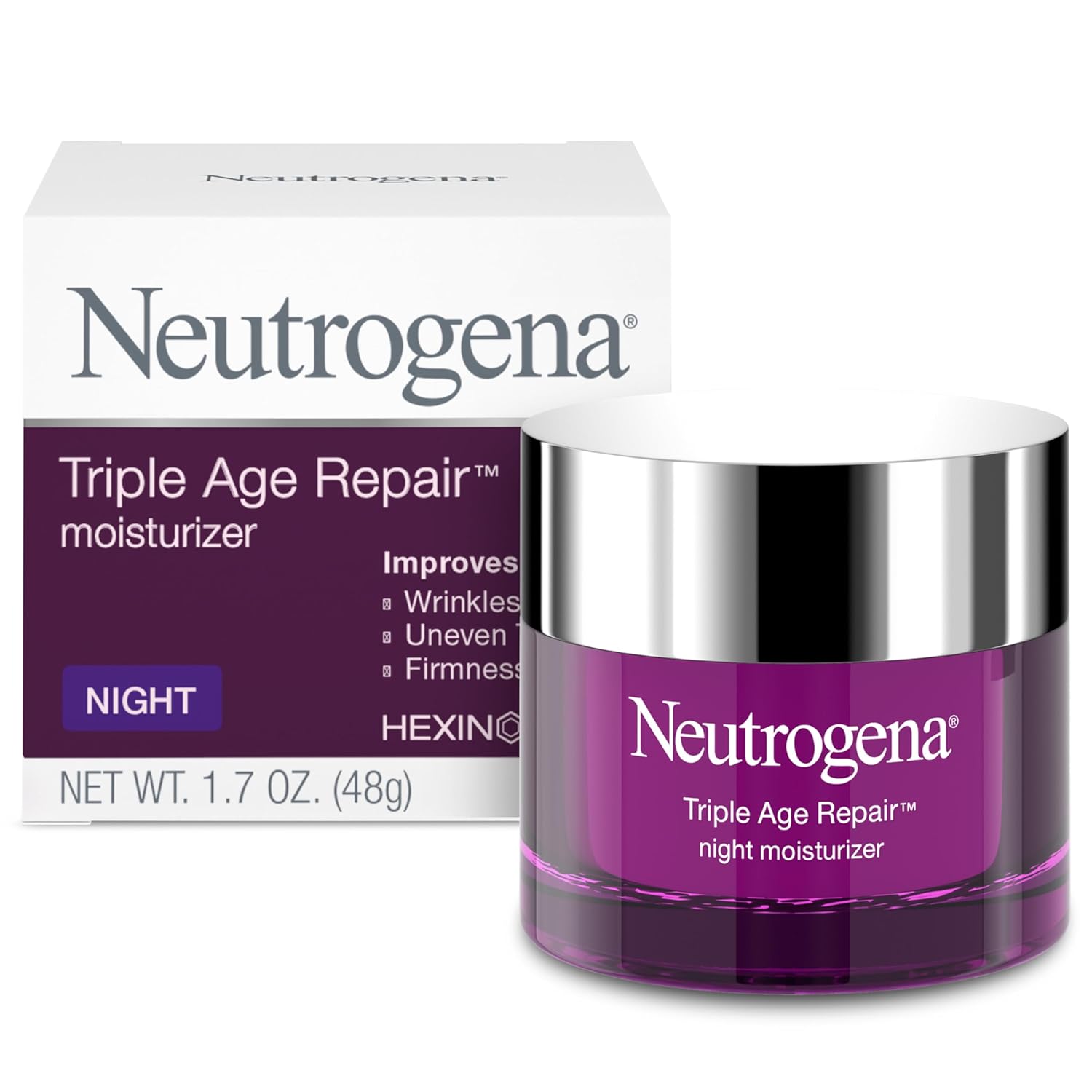 Neutrogena Triple Age Repair Hidratante Facial Uso Noturno - 48gr