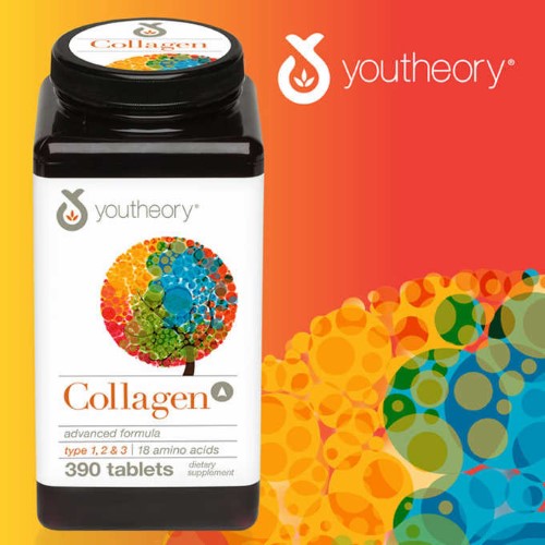 Youtheory Collagen Advanced Formula 390 Tablets