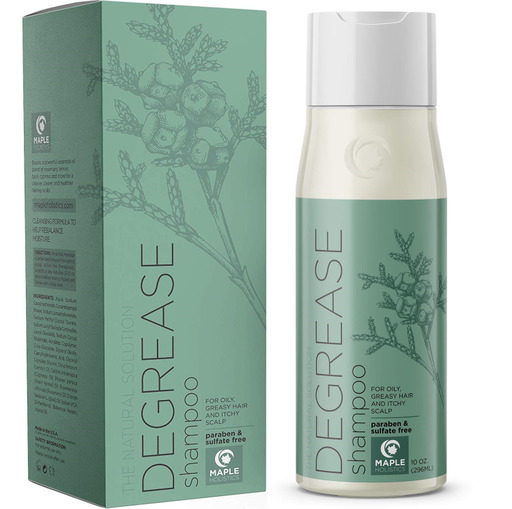Maple Holistics Shampoo clarificante para cabelos oleosos e couro cabeludo oleoso - Cuidados Dirios com Limo e Natural