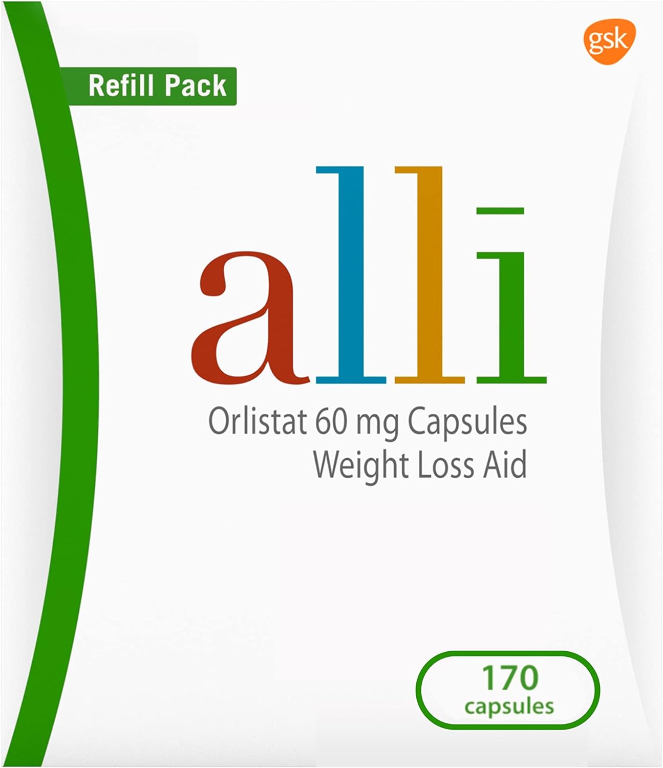 Alli Orlistat 60mg - 170 Comprimidos